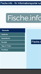 Mobile Screenshot of fische.info